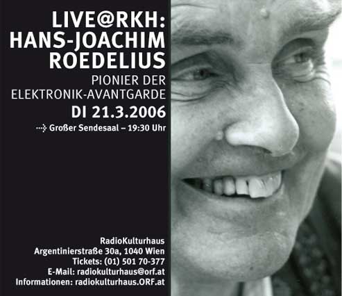 Flyer Joachim Roedelius